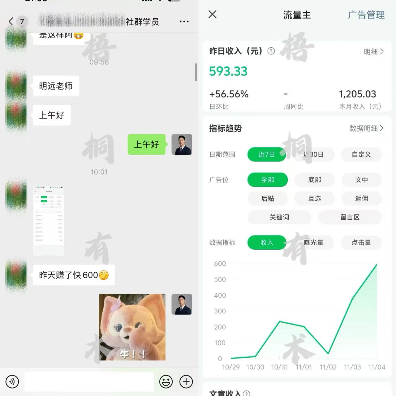 一天挣了593，一个适合普通人做的互联网副业项目！